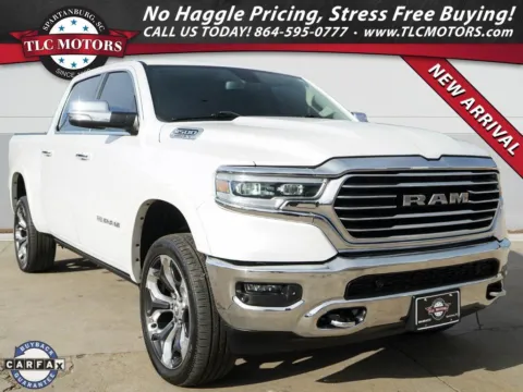 White 2019 Ram 1500 Laramie Longhorn for sale in Moore, SC