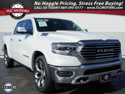 White 2019 Ram 1500 Laramie Longhorn for sale in Moore, SC