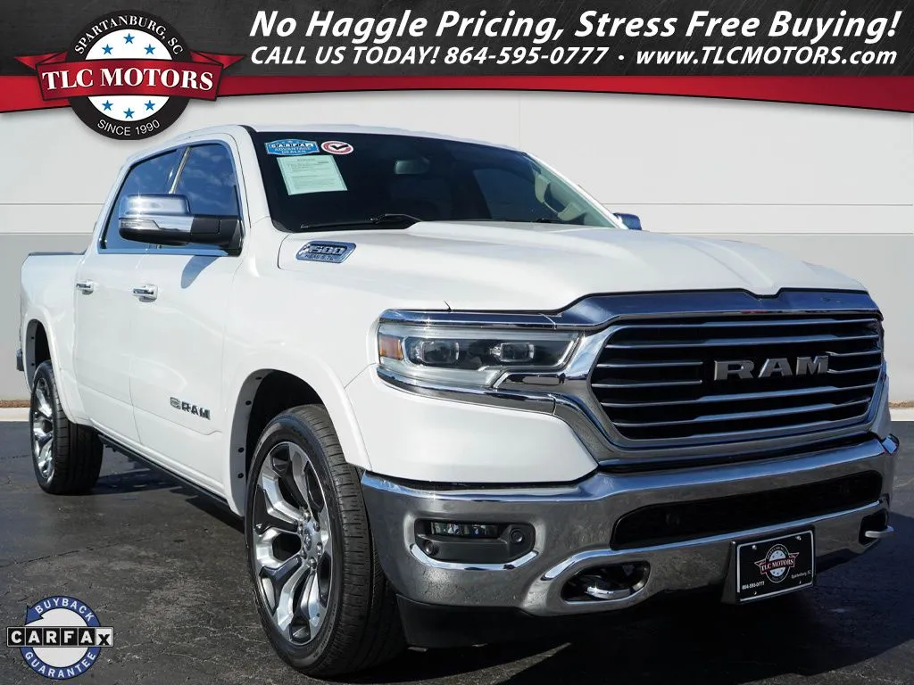 White 2019 Ram 1500 Laramie Longhorn for sale in Moore, SC