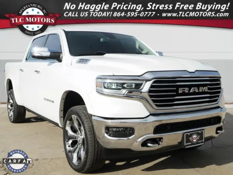 White 2019 Ram 1500 Laramie Longhorn for sale in Moore, SC