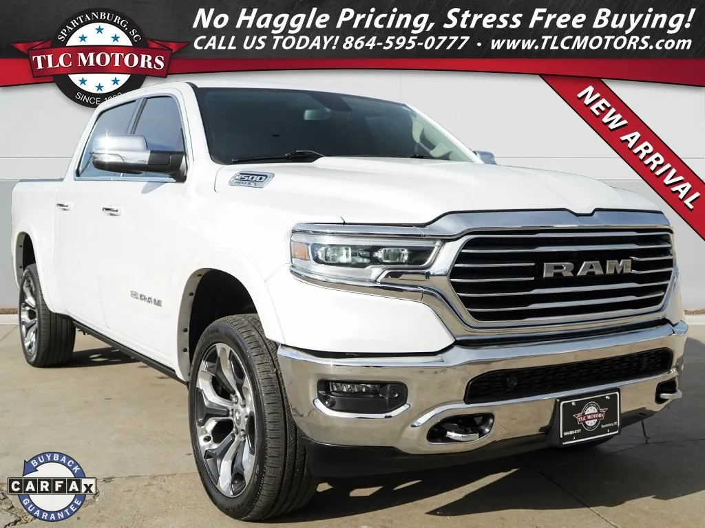 White 2019 Ram 1500 Laramie Longhorn for sale in Moore, SC