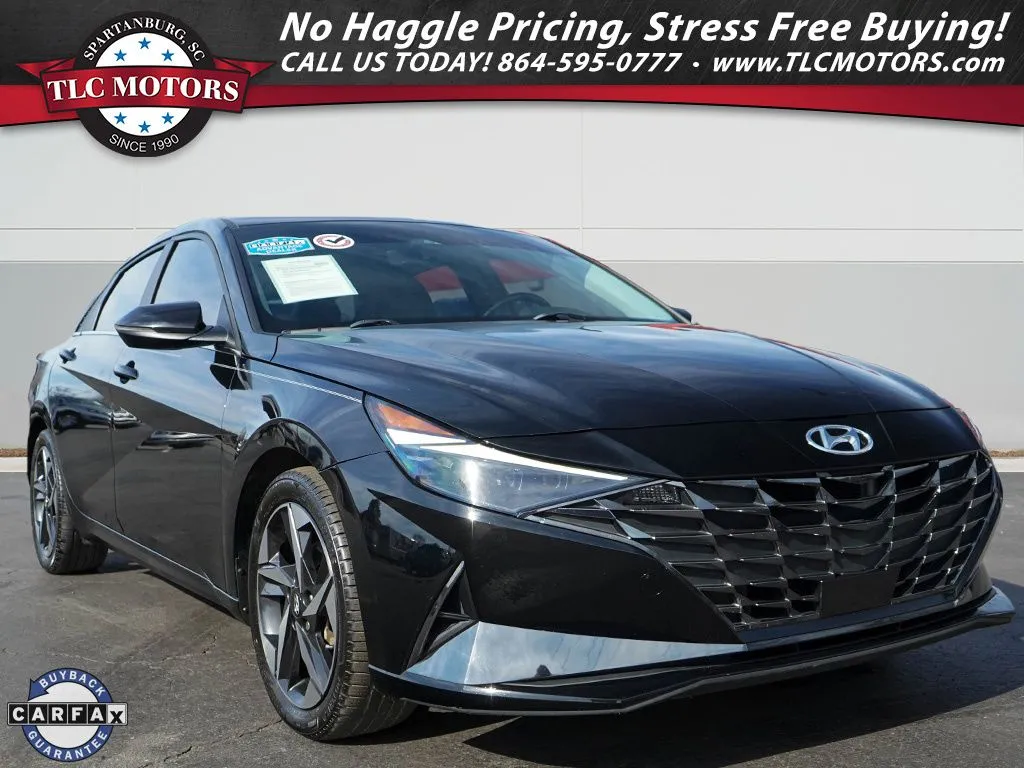 Black 2022 Hyundai Elantra Hybrid Limited for sale in Moore, SC