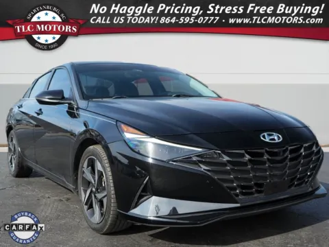 Black 2022 Hyundai Elantra Hybrid Limited for sale in Moore, SC