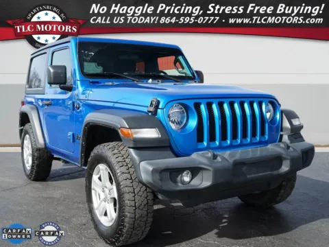 Blue 2021 Jeep Wrangler Sport S for sale in Moore, SC