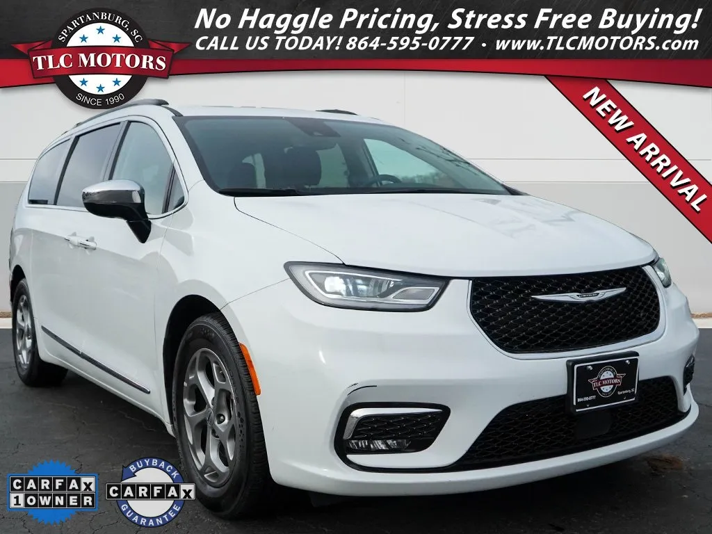 White 2023 Chrysler Pacifica Limited for sale in Moore, SC