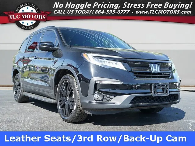 Used 2021 Honda Pilot Black Edition for sale in Moore, SC at TLC