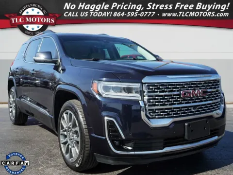 Blue 2021 GMC Acadia Denali for sale in Moore, SC