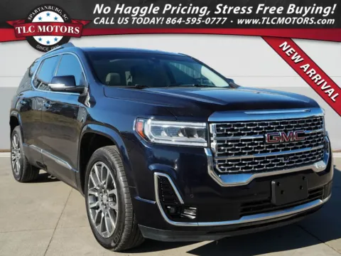 Blue 2021 GMC Acadia Denali for sale in Moore, SC