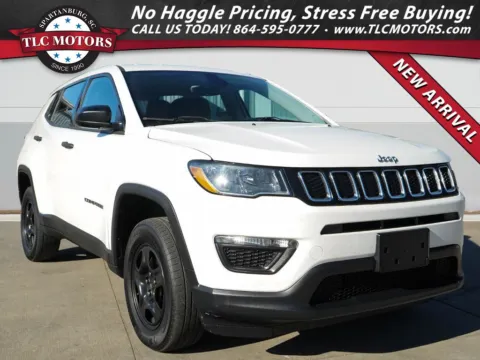 White 2018 Jeep Compass Sport for sale in Moore, SC