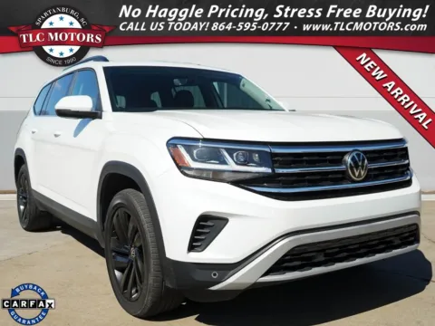 Black 2022 Volkswagen Atlas 3.6L V6 SE w/Technology for sale in Moore, SC