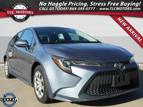 Green 2021 Toyota Corolla LE for sale in Moore, SC