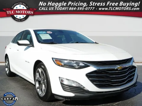 White 2021 Chevrolet Malibu LT for sale in Moore, SC