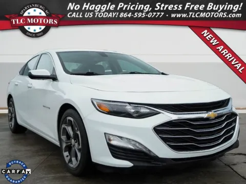 White 2021 Chevrolet Malibu LT for sale in Moore, SC