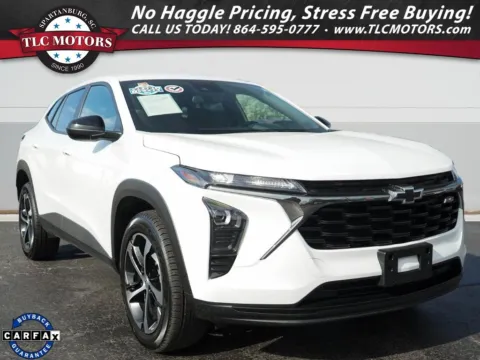 White 2025 Chevrolet Trax 1RS for sale in Moore, SC