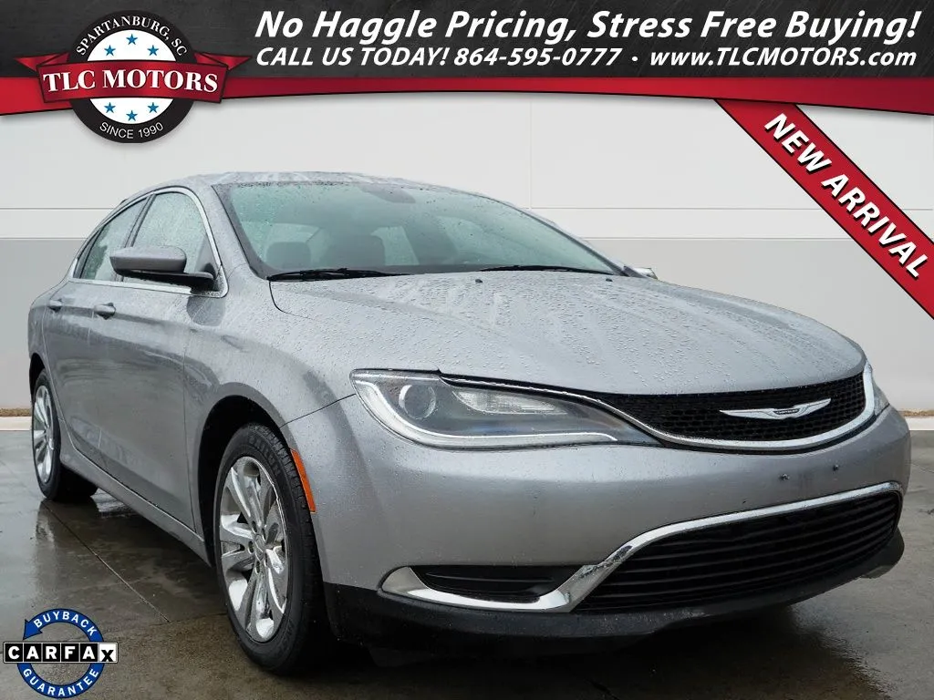 Silver 2016 Chrysler 200 Limited for sale in Moore, SC