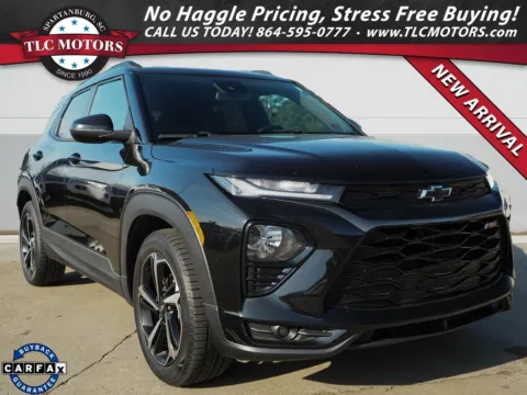 Black 2021 Chevrolet TrailBlazer RS for sale in Moore, SC