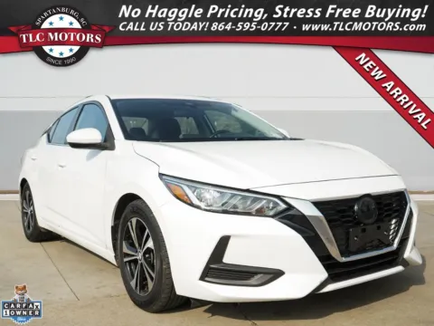 White 2022 Nissan Sentra SV for sale in Moore, SC