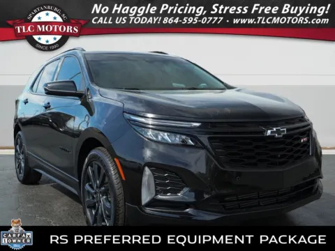Black 2024 Chevrolet Equinox RS for sale in Moore, SC