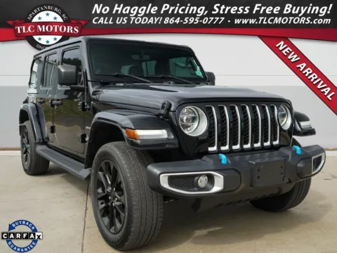 Black 2022 Jeep Wrangler Unlimited Sahara 4xe for sale in Moore, SC