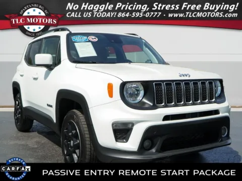 White 2021 Jeep Renegade Latitude for sale in Moore, SC