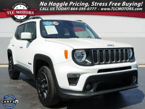 White 2021 Jeep Renegade Latitude for sale in Moore, SC