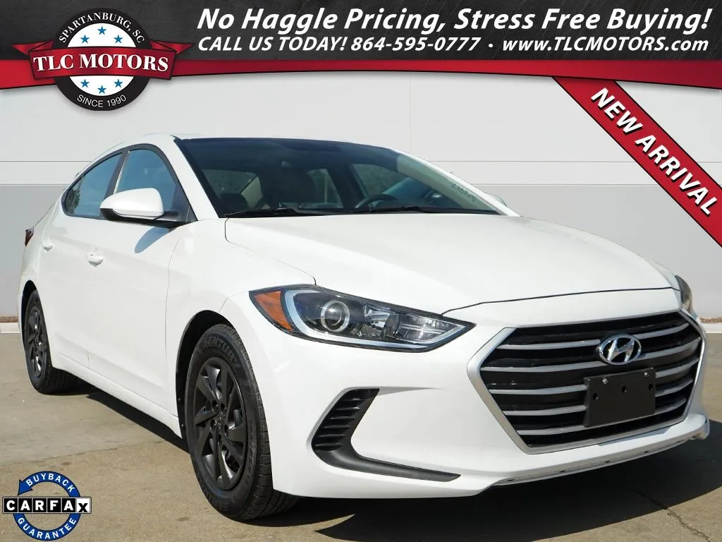 White 2018 Hyundai Elantra SE for sale in Moore, SC