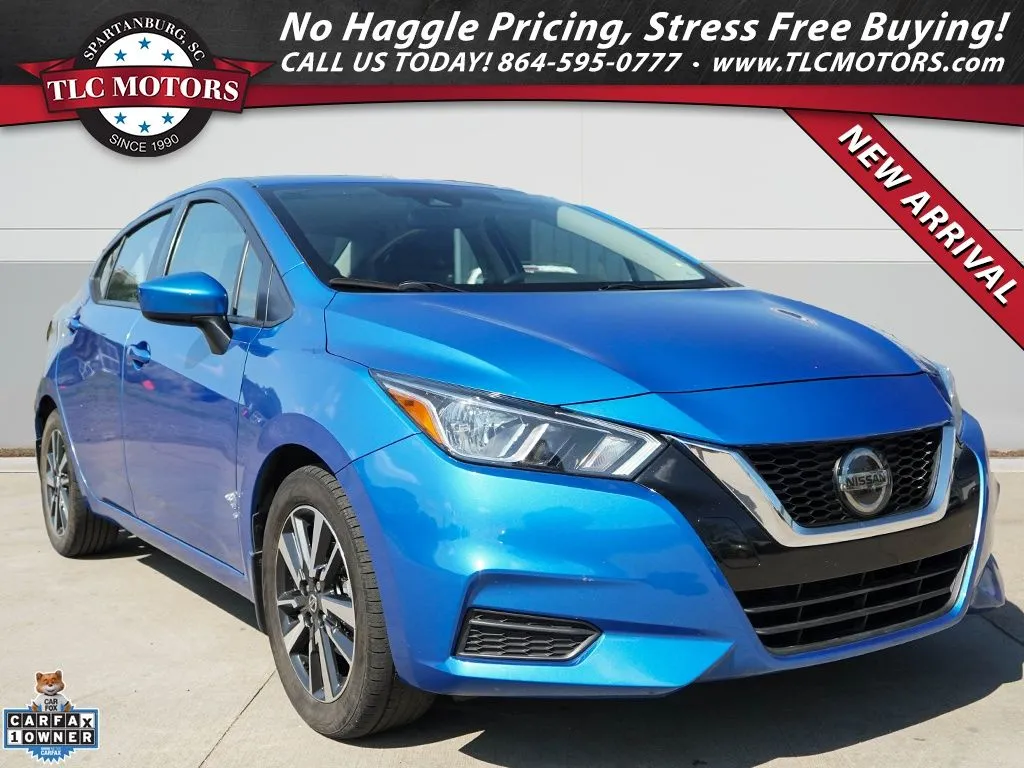 Blue 2022 Nissan Versa 1.6 SV for sale in Moore, SC