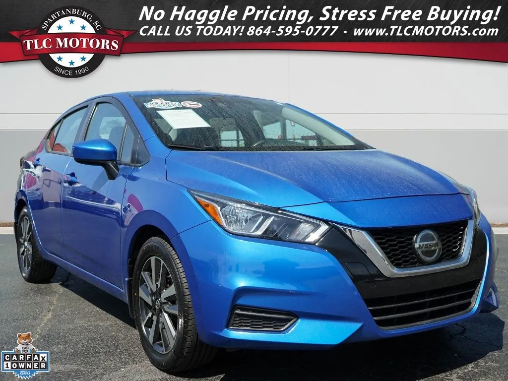 Blue 2022 Nissan Versa 1.6 SV for sale in Moore, SC