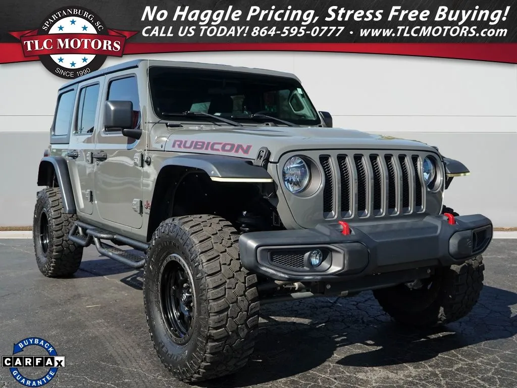Gray 2019 Jeep Wrangler Unlimited Rubicon for sale in Moore, SC