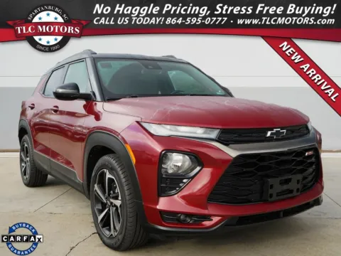 Red 2021 Chevrolet TrailBlazer RS for sale in Moore, SC