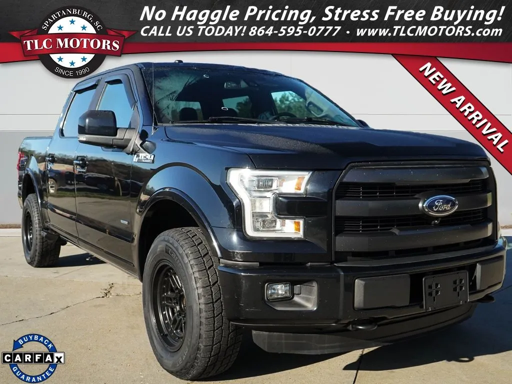 Black 2016 Ford F-150 Lariat for sale in Moore, SC