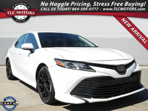 Red 2018 Toyota Camry LE for sale in Moore, SC