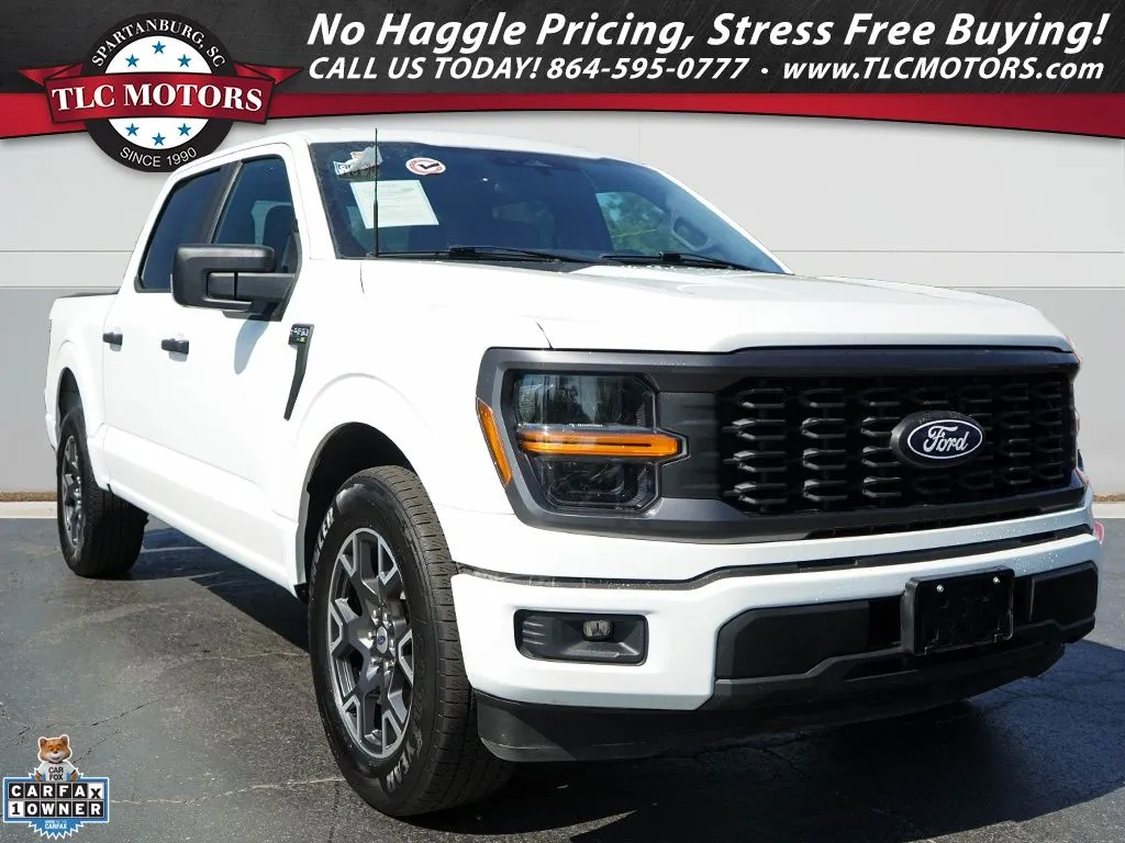 White 2024 Ford F-150 STX for sale in Moore, SC