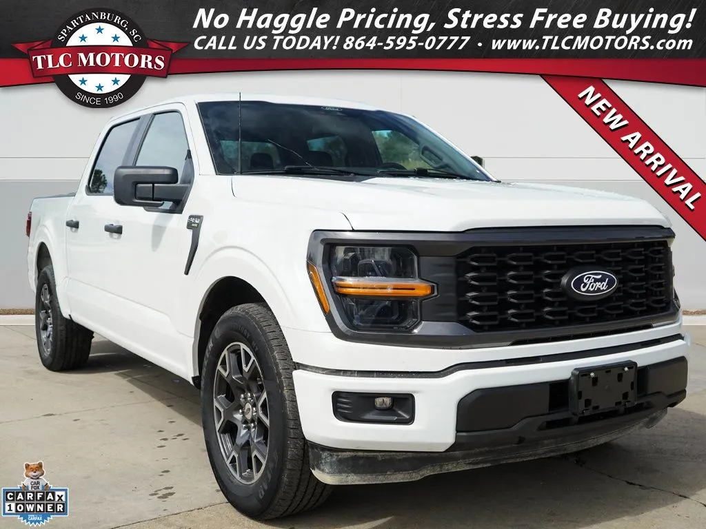 White 2024 Ford F-150 STX for sale in Moore, SC