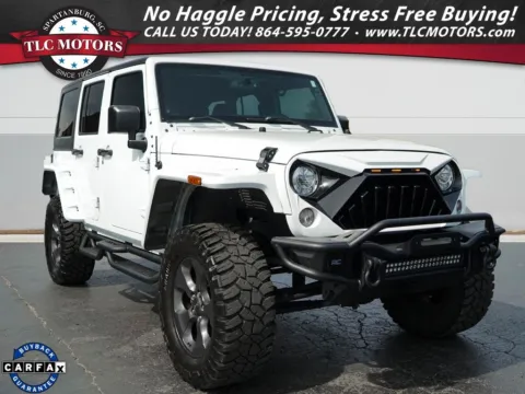 White 2017 Jeep Wrangler Unlimited Freedom Edition for sale in Moore, SC