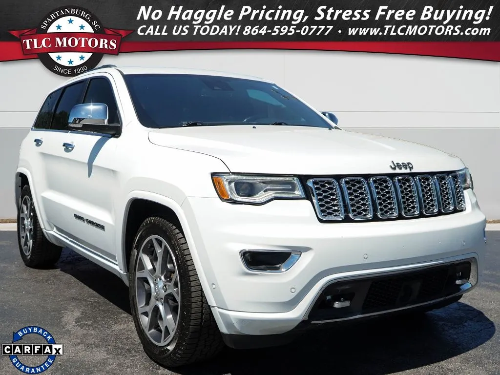 White 2021 Jeep Grand Cherokee Overland for sale in Moore, SC