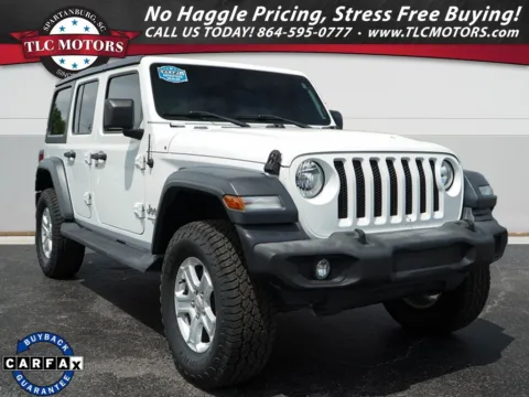 White 2020 Jeep Wrangler Unlimited Sport S for sale in Moore, SC