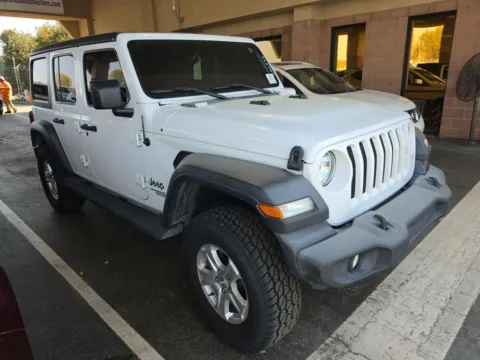 White 2020 Jeep Wrangler Unlimited Sport S for sale in Moore, SC