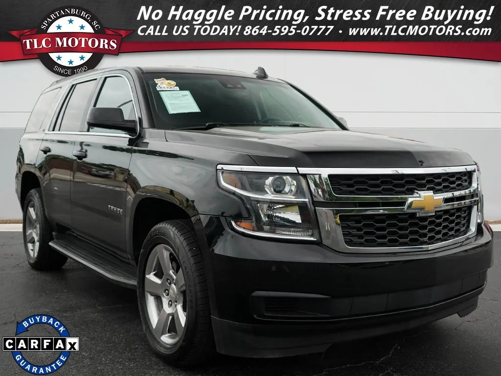 Black 2017 Chevrolet Tahoe LT for sale in Moore, SC