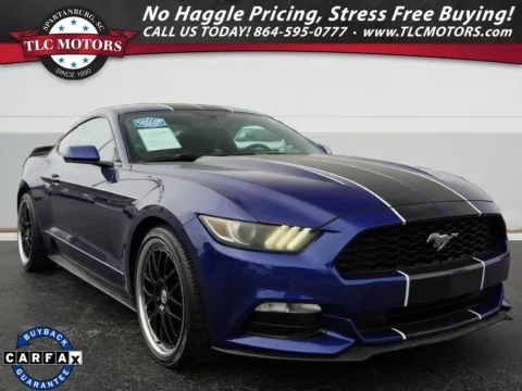 Blue 2015 Ford Mustang V6 for sale in Moore, SC