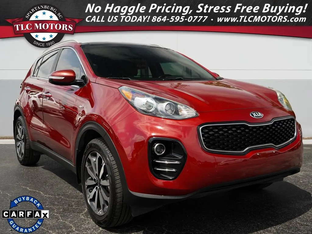 Red 2017 Kia Sportage EX for sale in Moore, SC