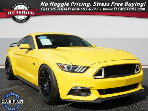 Yellow 2017 Ford Mustang GT for sale in Moore, SC