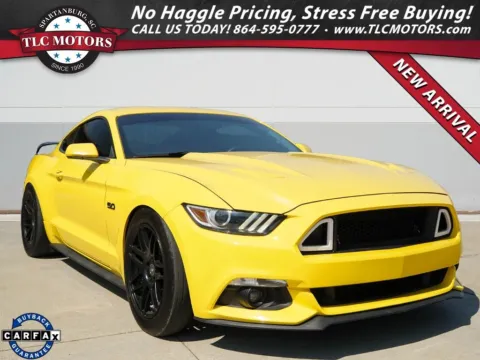 Yellow 2017 Ford Mustang GT for sale in Moore, SC