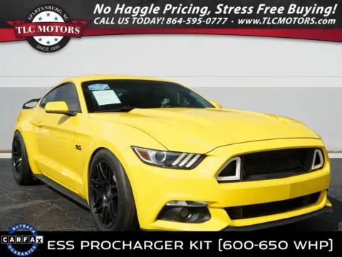 Yellow 2017 Ford Mustang GT for sale in Moore, SC
