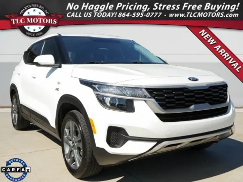 White 2021 Kia Seltos LX for sale in Moore, SC