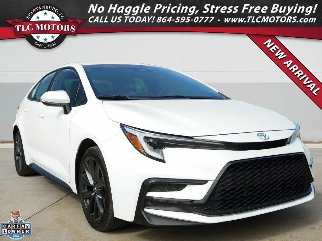 White 2024 Toyota Corolla SE for sale in Moore, SC