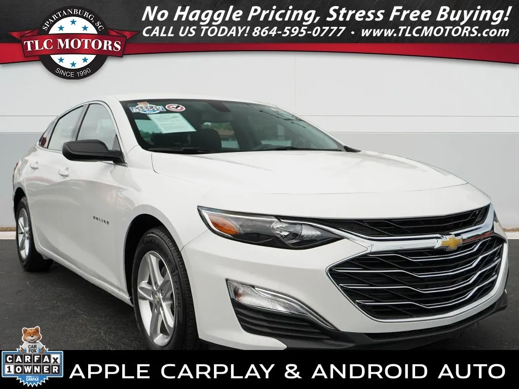 White 2022 Chevrolet Malibu LS for sale in Moore, SC