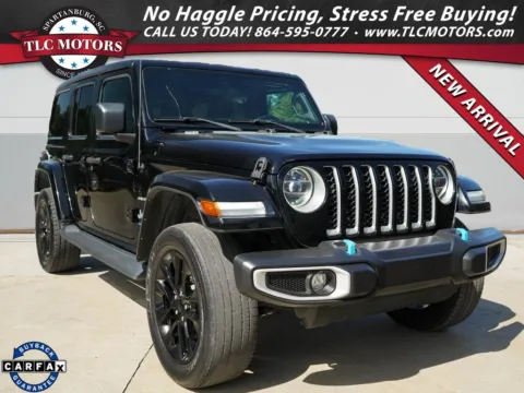 Black 2022 Jeep Wrangler Unlimited Sahara 4xe for sale in Moore, SC