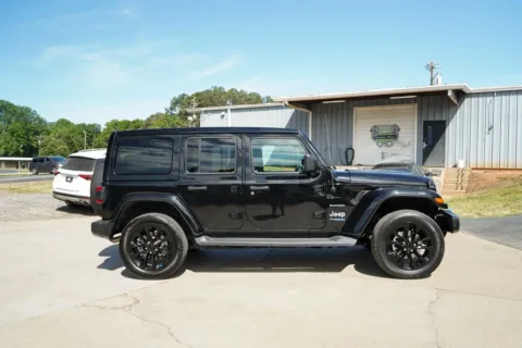 Another view of 2022 Jeep Wrangler Unlimited Sahara 4xe for sale in Moore, SC at TLC Motors