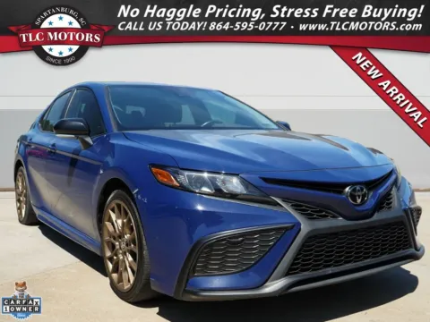 Blue 2023 Toyota Camry SE Nightshade for sale in Moore, SC